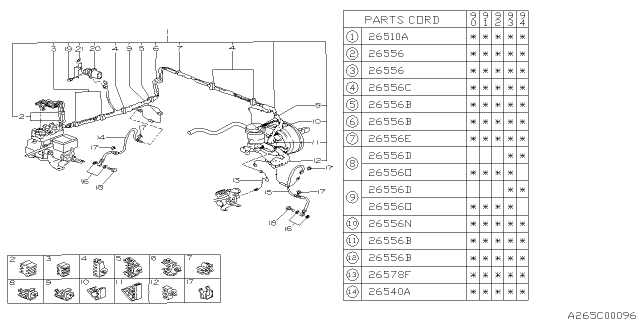 1990 Subaru Legacy Brake Piping Diagram 1