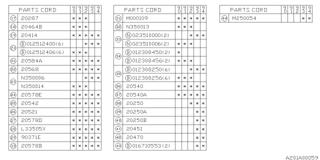 1991 Subaru Legacy Rear Suspension Diagram 2