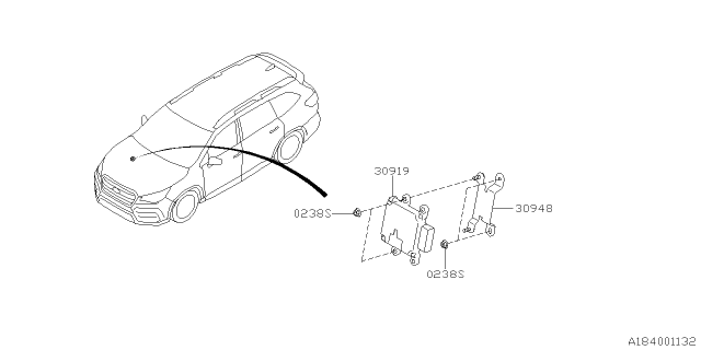 2021 Subaru Ascent Unit At Control Diagram for 30919AH14D