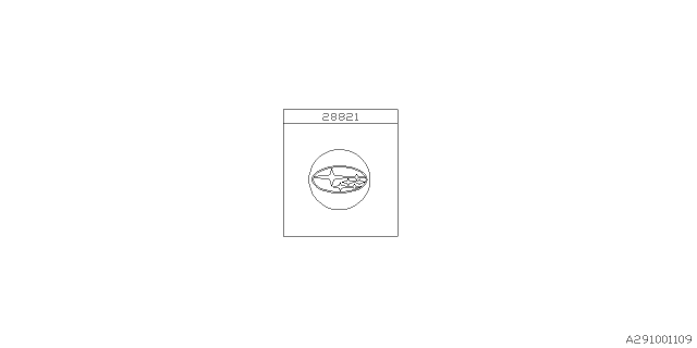 2021 Subaru Ascent Wheel Cap Diagram