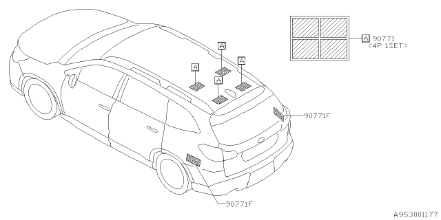 2020 Subaru Ascent Silencer Diagram 1