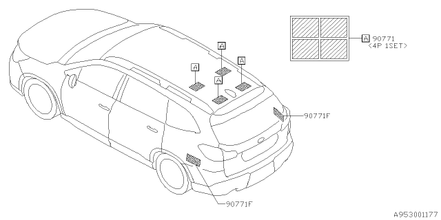 2019 Subaru Ascent Silencer Diagram 1