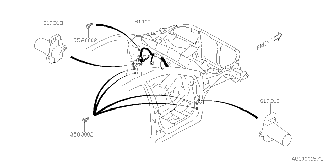 2020 Subaru Ascent Wiring Harness - Main Diagram 3