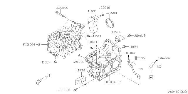2020 Subaru Ascent Cylinder Block Diagram 2