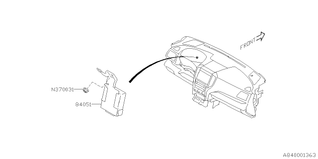 2019 Subaru Ascent Head Lamp Diagram 2