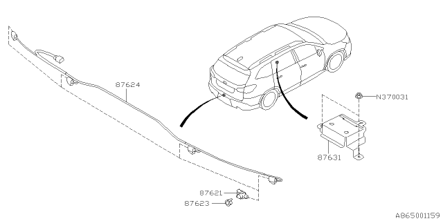 2020 Subaru Ascent ADA System Diagram 6