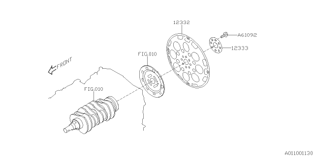 2021 Subaru Ascent Flywheel Diagram