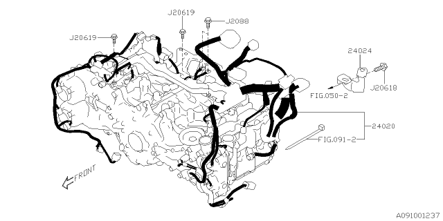 2021 Subaru Ascent Engine Wiring Harness Diagram 2