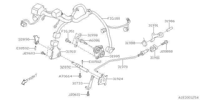 2020 Subaru Ascent Control Device Diagram 1