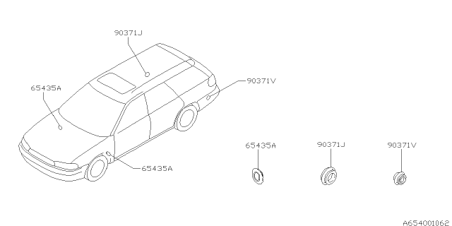 1998 Subaru Outback Sun Roof Diagram 6