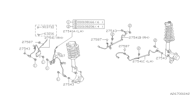 1997 Subaru Legacy Antilock Brake System Diagram 2