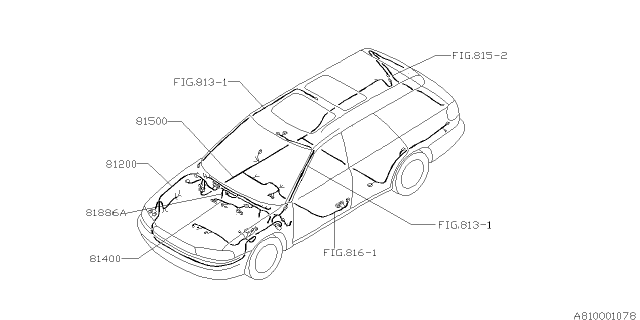1999 Subaru Legacy Wiring Harness - Main Diagram 7