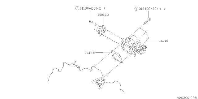 1999 Subaru Legacy Throttle Chamber Diagram 2