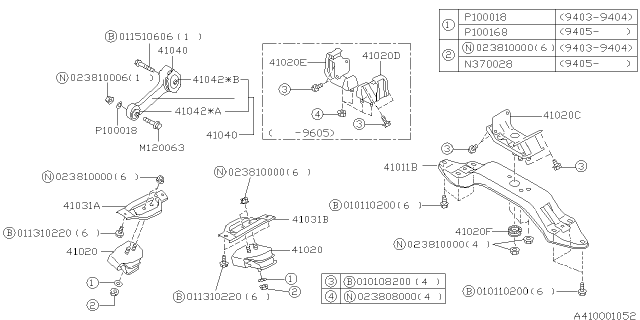 1995 Subaru Legacy Engine Mounting Diagram 4