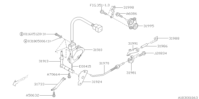 1999 Subaru Legacy Control Device Diagram 2