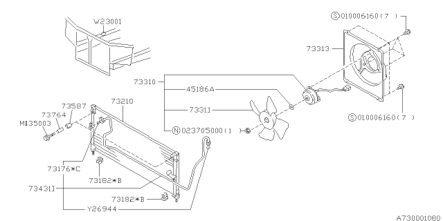 1999 Subaru Outback Air Conditioner System Diagram 2