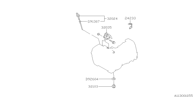 1997 Subaru Outback Manual Transmission Case Diagram 1