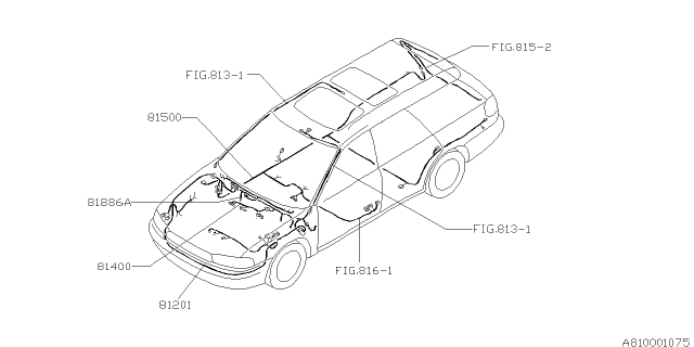 1996 Subaru Outback Wiring Harness - Main Diagram 4