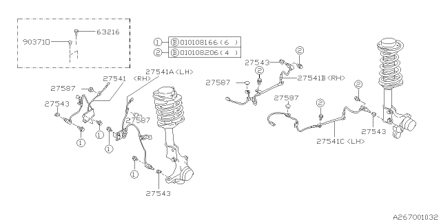 1998 Subaru Legacy Antilock Brake System Diagram 6