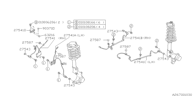 1996 Subaru Outback Antilock Brake System Diagram 6