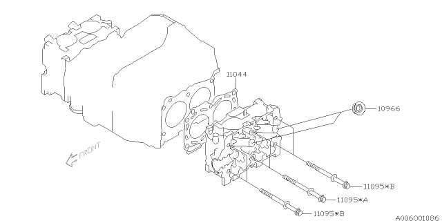 1999 Subaru Outback Cylinder Head Diagram 4