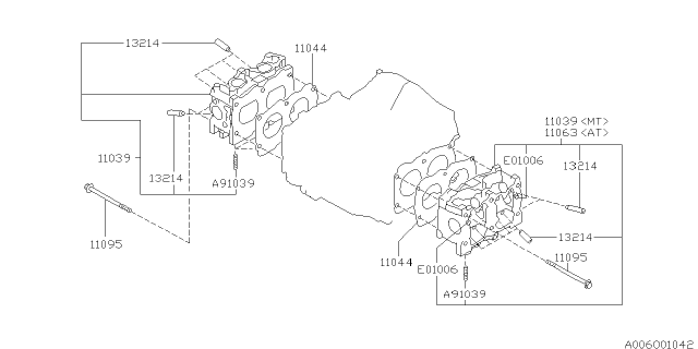 1996 Subaru Legacy Cylinder Head Diagram 1