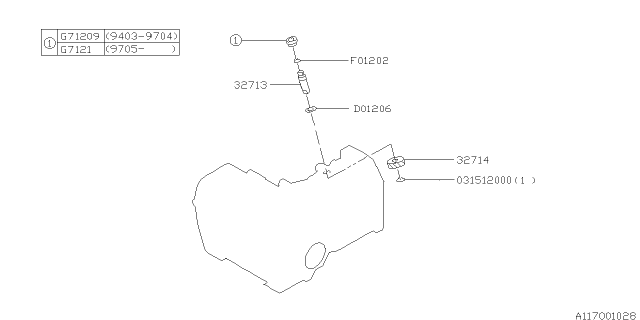 1999 Subaru Outback Manual Transmission Speedometer Gear Diagram