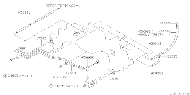 1996 Subaru Outback Fuel Pipe Diagram 1