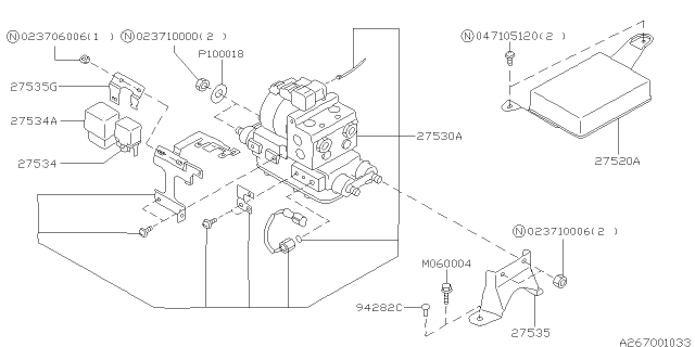 1998 Subaru Outback Antilock Brake System Diagram 5