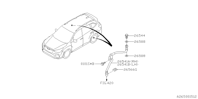 2021 Subaru Forester Brake Piping Diagram 2