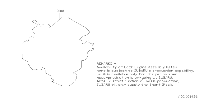 2019 Subaru Forester Engine AY/FB25DXZHTA Diagram for 10100CD420