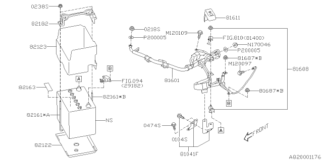 2021 Subaru Forester Battery Equipment Diagram