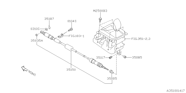 2020 Subaru Forester Selector System Diagram 1