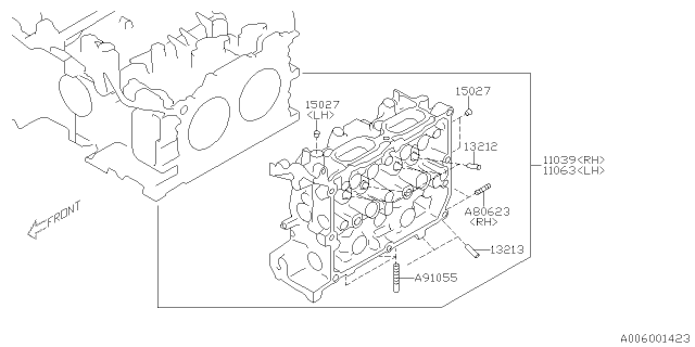 2019 Subaru Forester Cylinder Head Diagram 1