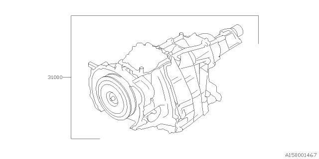 2021 Subaru Forester Automatic Transmission Assembly Diagram 6
