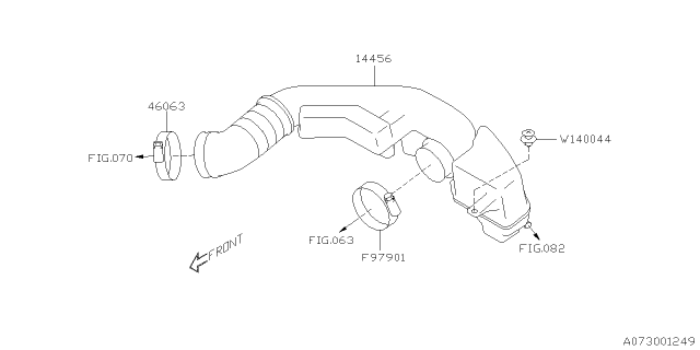 2020 Subaru Forester Air Duct Diagram