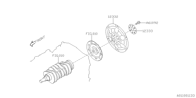 2020 Subaru Forester Flywheel Diagram