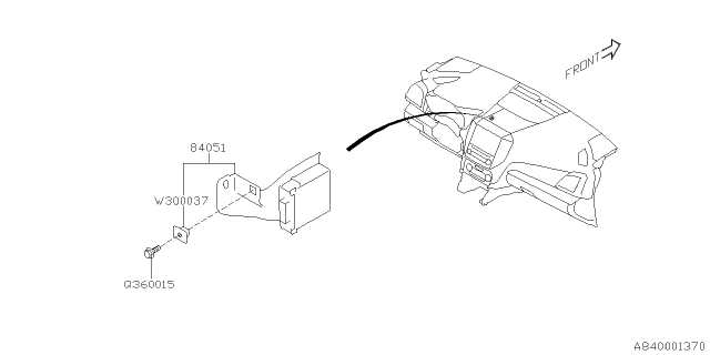 2021 Subaru Forester Head Lamp Diagram 1