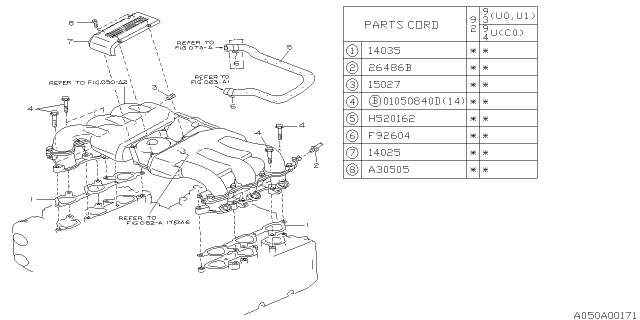 1992 Subaru SVX Intake Manifold Diagram 2