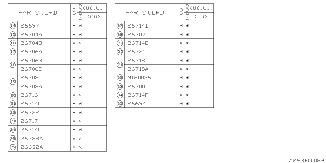 1992 Subaru SVX Rear Brake Diagram 2