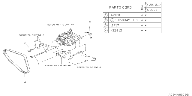 1993 Subaru SVX Alternator Diagram 3