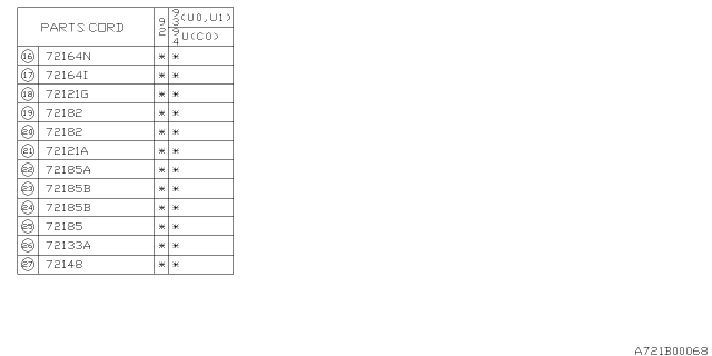 1993 Subaru SVX Heater Unit Diagram 4