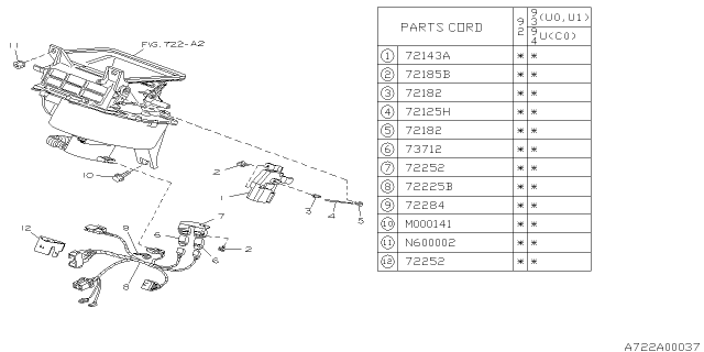 1993 Subaru SVX Heater Blower Diagram 3