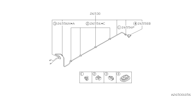 1997 Subaru SVX Brake Piping Diagram 1