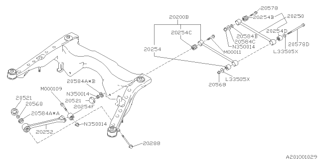 1995 Subaru SVX Washer Diagram for 900335057