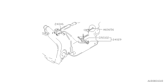 1996 Subaru SVX Shift Control Diagram