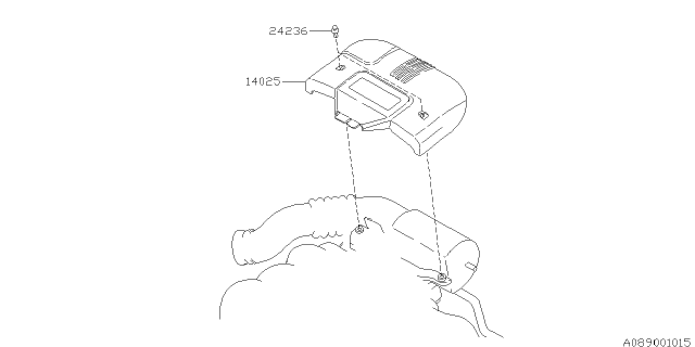 1997 Subaru SVX Cover - Engine Diagram