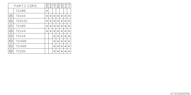 1991 Subaru XT Heater Unit Diagram 3