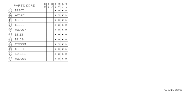 1988 Subaru XT Piston & Crankshaft Diagram 4