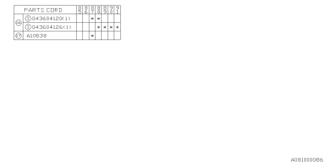 1985 Subaru XT Emission Control - EGR Diagram 2